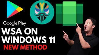 Install Windows Subsystem for Android with  Magisk and PlayStore 2023