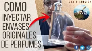 HOW TO INJECT ORIGINAL PACKAGING OF PERFUMES | FILLING PACKAGES OF PERFUMES | PREPARE EASY PERFUMES