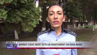 STIRE 2 BĂRBAT GĂSIT MORT ÎNTR UN APARTAMENT DIN BAIA MARE