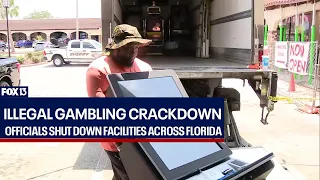 Illegal gambling facilities shut down across Florida