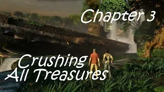 Uncharted Drake's Fortune - Crushing Difficulty Chapter 3 All Treasures No Commentary