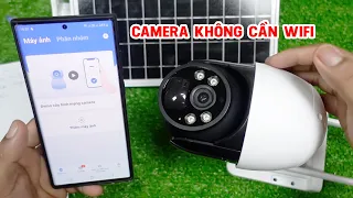 Camera Không Cần Wifi - Không Cần Điện - Giám Sát Từ Xa Bằng Điện Thoại || Anh Kiệt Store