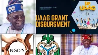 UAAG/UAS: REPORTS ON PRESIDENT TINUBU D'ISBURSING UAAG GRANT | SEE DETAILS | PLEASE SHARE WIDELY TO