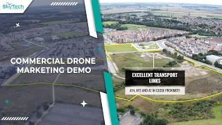 Commercial land marketing demo - Drone Video