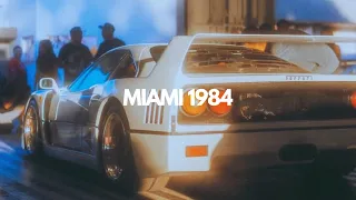 It's 1984 and you're cruising in Miami.