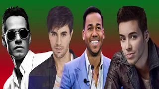 Marc Anthony, Enrique Iglesias, Romeo Santos, Prince Royce Exitos románticos