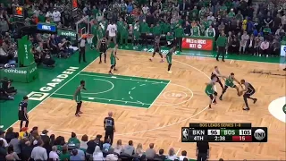 KD gets blocked by Tatum and gets clamped up by the Boston Celtics Team...