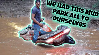 Testing The CFMOTO CForce 500 In The Mud! NEW PARK!