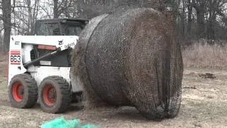 Cinch Net Using a Bobcat