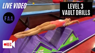Level 3 Vault Drill Circuit Live with Coach Victoria