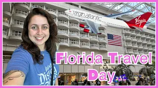 WALT DISNEY WORLD Vlog 🇺🇸 Day 1 | TRAVEL Day & Checking into ANIMAL KINGDOM Lodge | March 2023