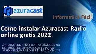 Como instalar Azuracast radio online gratis 2022