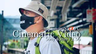 Best New Lens Sony 40mm F2.5G | Tokyo Sibuya Cinematic Vlog | Sony a7C |