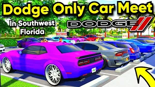 DODGE CARS ONLY CAR MEET IN SOUTHWEST FLORIDA!