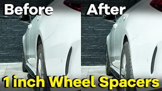 1 inch Wheel Spacers Before and After |BONOSS Mercedes-Benz C200 Modified Parts(formerly bloxsport)