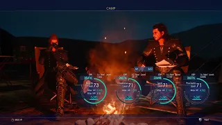 FFXV - Camping Scene (Noctis taking pictures of Prompto)