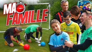 FOOTBALL CHALLENGES VS MA FAMILLE ! (Jeux olympiques version football)