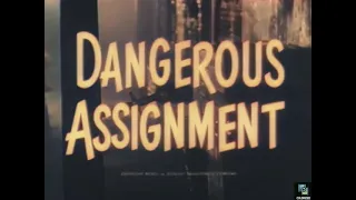 Dangerous Assignment s1e32 Decoy, Colorized, mystery, Michael Ansara, Jim Davis,  Brian Donlevy