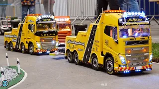 FROM MODEL KIT TO REALISTIC MASTERPIECE: THE TAMIYA VOLVO FH16 GLOBETROTTER TOWTRUCKS IN ACTION!