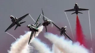 Full Display Saudi Hawks Aerobatic Team [الصقور السعودية] @ Sanicole Airshow 2017