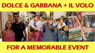 A special Sicilian festival by D&G feat. Il Volo in beautiful Polizzi Generosa!