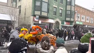 Chinese new year parade in Chicago il