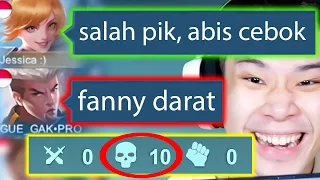 Prank Top 1 Fanny Mati 10X - Mobile Legends