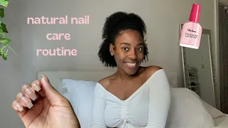 How to grow your natural nails long and healthy | my natural nail care routine!