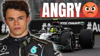 Nyck De Vries Angry with RED BULL