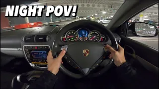 Porsche Cayenne Turbo 955 | Night Drive POV | 2003 4.5 Turbo V8