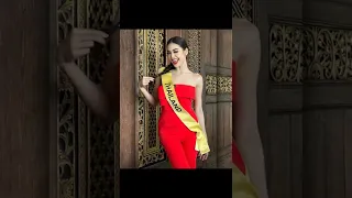 Miss Grand Thailand - Engfa Waraha 'tươi rói' trong sắc đỏ 😍 #shorts