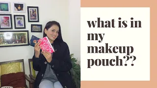 LET'S SEE WHAT IS IN MY MAKEUP POUCH!!