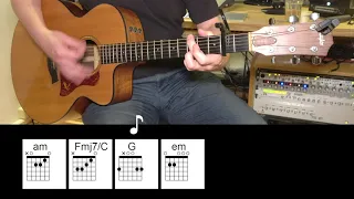 Wherever You Will Go - Acoustic Guitar - The Calling - Chords