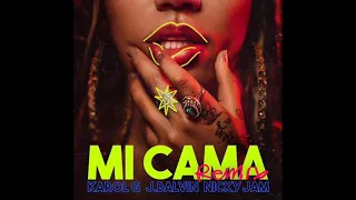 Mi Cama Remix - Karol G Ft. J Balvin, Nicky Jam (Audio Official)