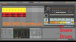 How To Make A 808/909 Snare Drum With Operator | Ableton Live