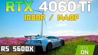 RTX 4060 Ti + RYZEN 5600x | 12 Games 1080p 1440p Test