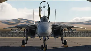 DCS / Nevada ACM Training Hop 1 / F-14B Tomcat vs 2 x F5E Tiger's / AIM9 / Hard Deck 5000ft