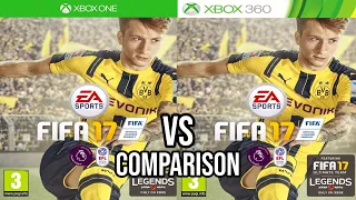 FIFA 17 Xbox One Vs Xbox 360