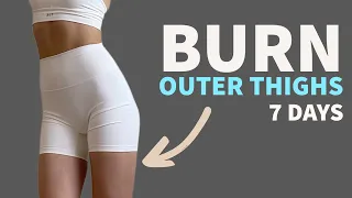 10 Min Outer Thigh Fat Workout, Burn Saddlebags (In 7 Days)
