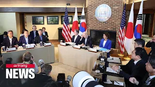 S. Korea, U.S., Japan hold historic Camp David Summit to create basis for tighter security ...