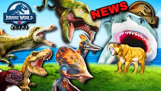 JWE2 MEGALODON? Buck & Doe T-Rex JWA Update | Jurassic World Event!