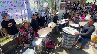 Anilao Tribe Drumbeaters at San Roque, Paombong, Bulacan.