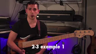 Timba Bass Lesson 2: 2-3 Tumbaos Example 1