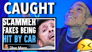 Dhar Mann - SCAMMER Fakes Being HIT BY CAR, What Happens Is Shocking [reaction]