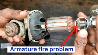 Gws 600 angle grinder spark problem solv | how to repair angle grinder | repair bosch gws 600