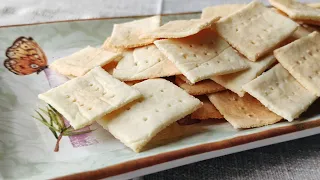 Easiest Almond Flour Crackers / Gluten Free, Egg Free, Sugar Free/ Healthy and Delicious