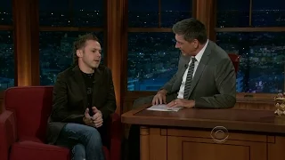 Late Late Show with Craig Ferguson 2/7/2011 Dominic Monaghan, Gabrielle Union, Kurt Metzger