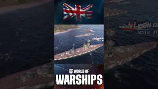 Warships Size Comparison of UK Battleships