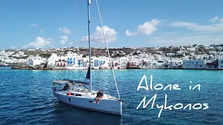 38. HOW GOOD IS THIS! Sailing to Mykonos and Delos in the Greek Islands | Alone in Mykonos | Greece