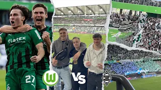 VFL Wolfsburg vs. Gladbach - Stadionvlog 🔥😱 | Wichtiger SIEG im ABSTIEGSKAMPF